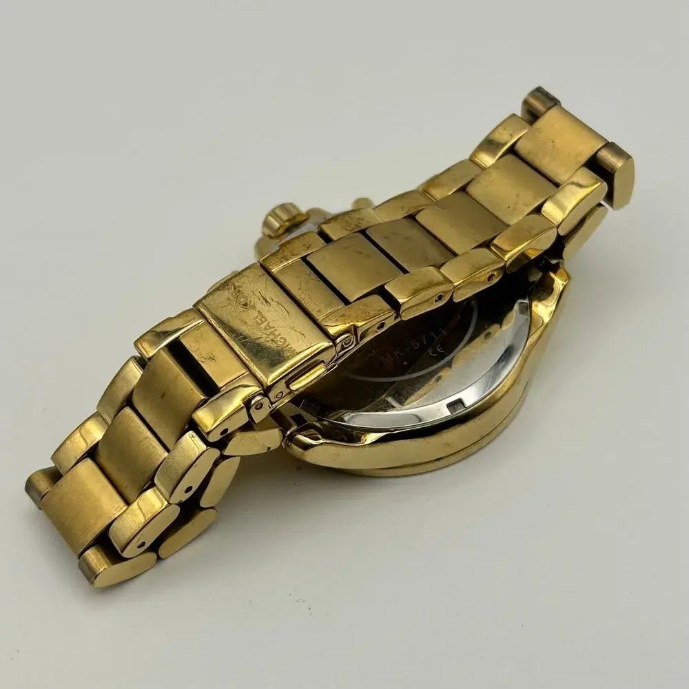 Michael Kors MK5711 Chronograph Gold-tone Stainless Steel Bracelet Watch